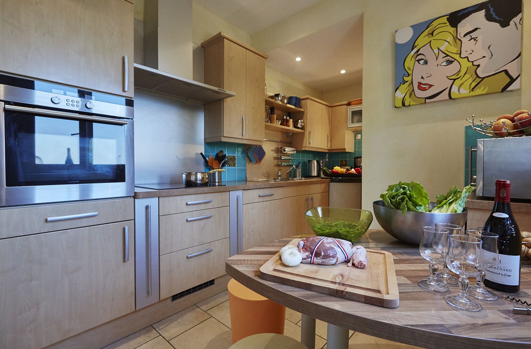 Kitchen | Les Amorini French Riviera Luxury Villa rental