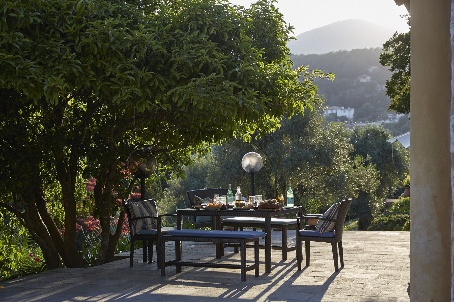 Terrace viewed from the attenant house